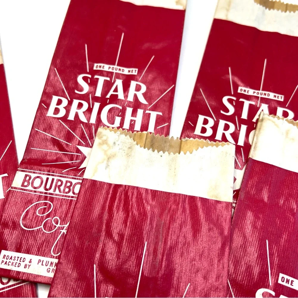 6 Vintage Coffee Bags